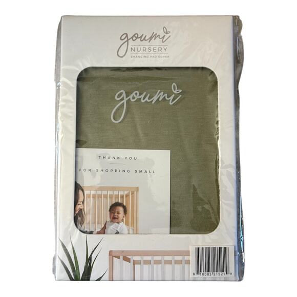 Goumi  CHANGING PAD COVER | Green NWT - Picture 2 of 2